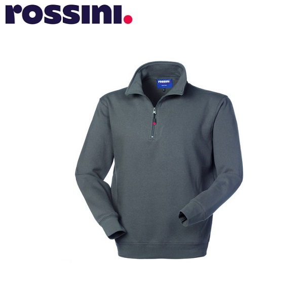 Felpa Perth Mezza Zip 80/20 290gr Grigia